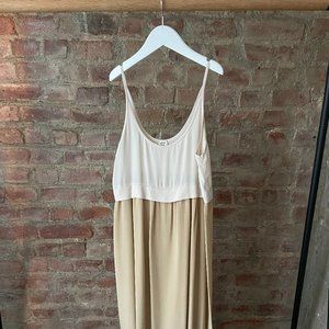 Aritzia Wilfred Bisous Maxi Dress 100% Silk
